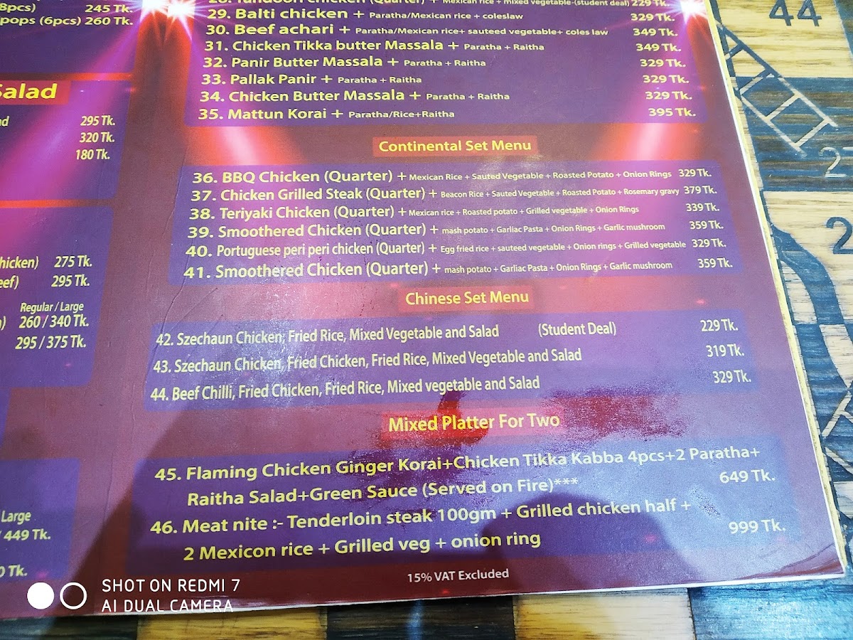 Menu Comic Cafe Dhanmondi-6